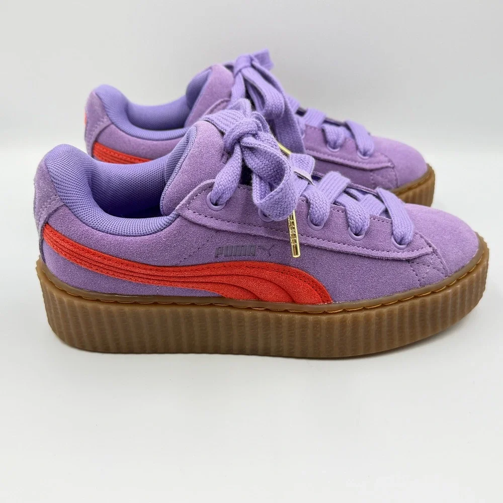Puma Fenty Creeper Phatty Women 6.5 Purple Rihanna Suede Platform 399332-03 *NEW